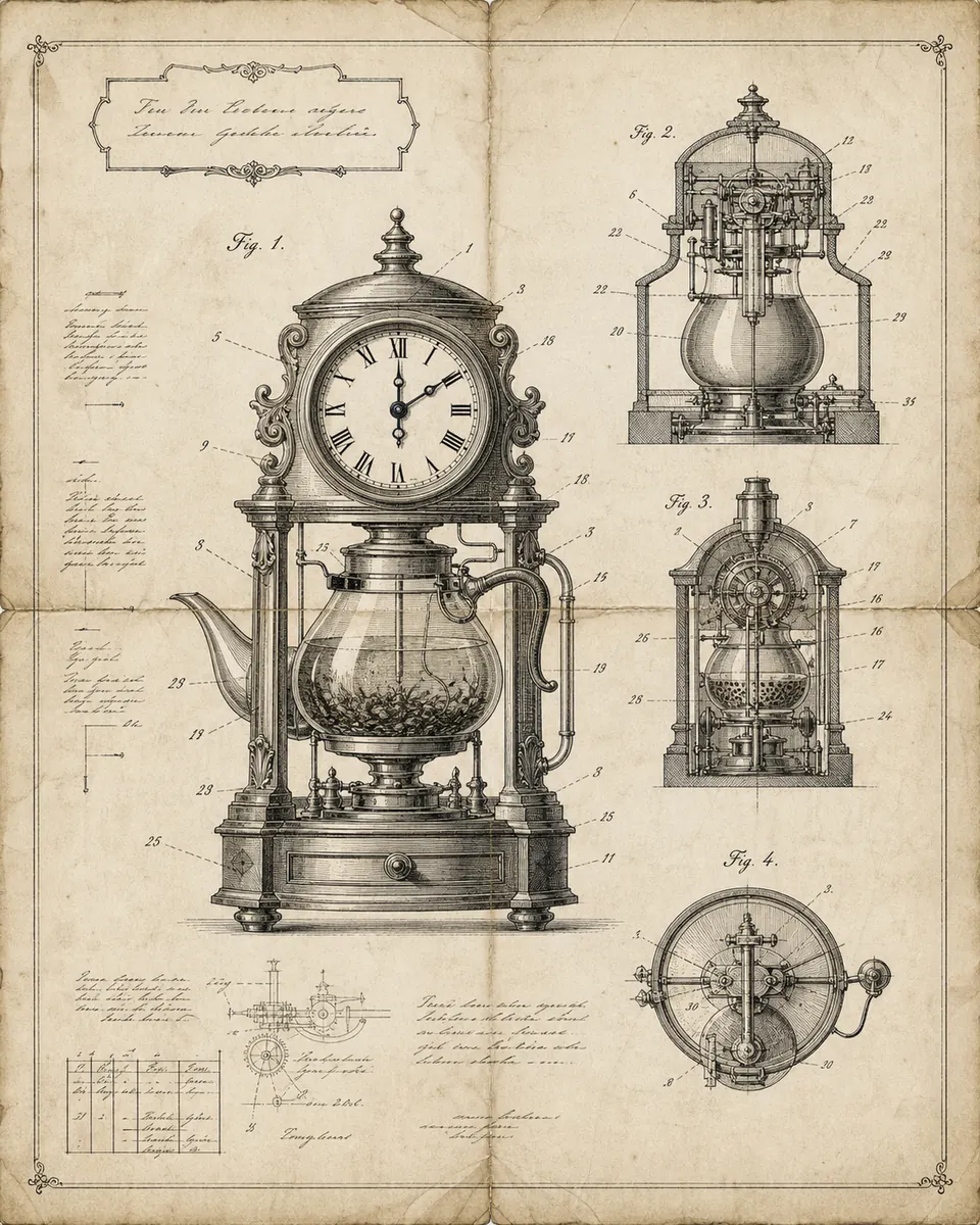 Vintage patent sheet